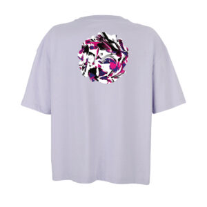 Abstrakt Oversize Shirt beidseitig bedruckt